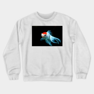 White Goldfish Crewneck Sweatshirt